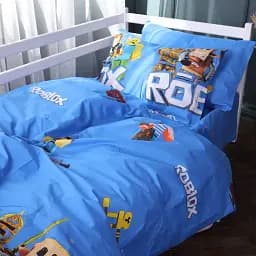 Підковдра MirSon Kids Time Roblox game blue бязь 110х140 см (2200011551739) - мініатюра 4