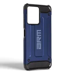Чехол для Xiaomi Redmi Note 12 4G, Panzer, синий, противоударный, бронированный, милитари, панель-накладка, защита всего корпуса, защита дисплея и камеры, термополиуретан (TPU) + поликарбонат (PC), ArmorStandart (ARM70809) - мініатюра 2