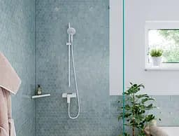 Поличка кутова Hansgrohe AddStoris 14.8 х14.8 x 30.5 см Matt White 41741700, Білий матовий - мініатюра 5