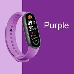 Ремінець для фітнес-браслета Lemfo для Xiaomi Mi Band 8 і 9 фіолетовий - мініатюра 2