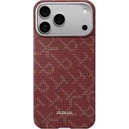 Чохол Pitaka Ultra-Slim Monogram для Apple iPhone 17 Pro Gold/Red (KI1702PTK) [157998] - мініатюра 2