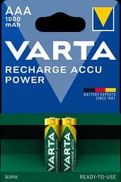 Аккумулятор Varta ACCU AAA 1000mAh Bli 2 (ready 2 use), 2 шт. (5703301402)