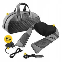 Накидка-масажер 4FIZJO Shiatsu Luxury+ для шиї та спини, акумуляторна 4FJ0563 Grey (P-5907739319104) - мініатюра 6