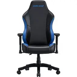 Крісло ігрове Anda Seat Luna Color Size L Black/Blue PVC - мініатюра 4