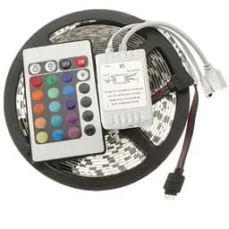 Світлодіодна RGB-стрічка Venom SMD 6060, 5 м 12 V IP20 RGB (VST-6060120600-RGB) з пультом і блоком живлення - мініатюра 2