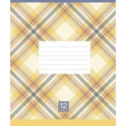 Зошит учнівський Школярик Plaid pattern 024-3345K-5 в клітинку 24 аркуша