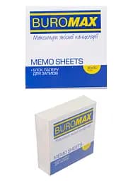 Блок білого паперу для приміток Jobmax, 90x90x30 мм, склеєний