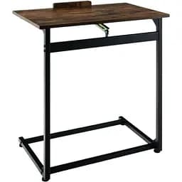 Журнальный столик Costway Allegro с регулируемой столешницей в стиле Loft