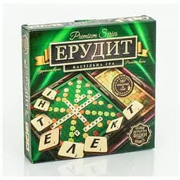 Настольная игра Danko Toys Эрудит Premium series (Erudite Premium series) (укр - рус.) (G-ER-U-01)