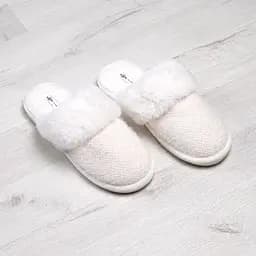 Кімнатні капці MBM My Home Vira розмір 38-39 білі (SL-04 38-39 WHITE) - мініатюра 3