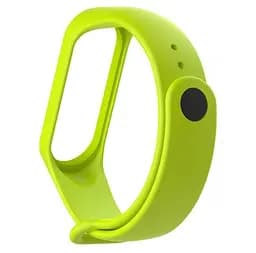 Силіконовий ремінець Primo для фітнес-браслета Xiaomi Mi Band 3 Lime - мініатюра 2