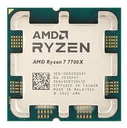 Процесор AMD Ryzen 7 7700X WOF (100-100000591WOF) (Socket AM5, 16T, 5.4 ГГц, Box)