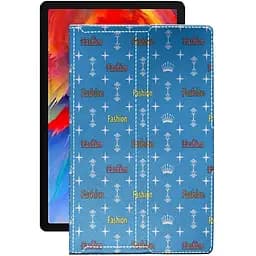 Чехол StatusCASE из экокожи для планшета Lenovo Pad Plus 2021 Фэшн голубой