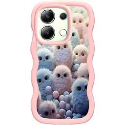 Чехол TPU Cloudy Pictures для Xiaomi Redmi Note 13 Pro 4G / Poco M6 Pro 4G Owls