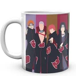 Кружка GeekLand Наруто Naruto Акацуки Силуэты NA.02.339 330 мл белая