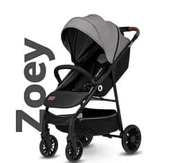 Прогулянкова коляска Lionelo Zoey Grey Stone, сіра (LO-ZOEY GREY STONE) - мініатюра 3