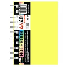 Блокнот А6 Апельсин АП-1510 Yellow 40 аркушів пружина бокова