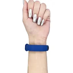 Силіконовий ремінець BeCover для Xiaomi Mi Smart Band 9 Deep Blue (711941) - мініатюра 4