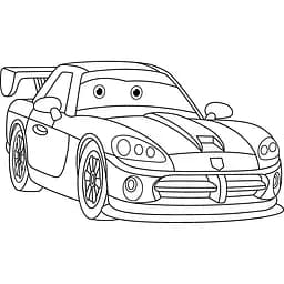 Роспись по холсту "Спортивная машинка" Art Craft 15119-AC 25х30 см