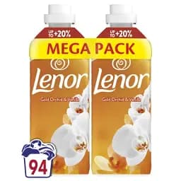 Кондиціонер для білизни Lenor Золота орхідея і ваніль 94 цикли прання 2x987 мл - мініатюра 2