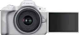 Бездзеркальний фотоапарат Canon EOS R50 Kit RF-S 18-45mm f4.5-6.3 IS STM White (5812C013) [88977] - мініатюра 5