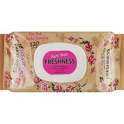 Салфетки влажные Freshness Алое вера 120 шт
