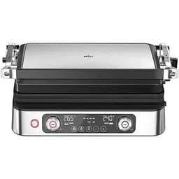 Електричний гриль Braun MultiGrill 9 Pro CG9140 2200 Вт сріблясто-чорний