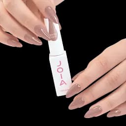 Рідкий гель для укріплення та моделювання Joia vegan PolyLiquid gel Mocha Magic 8 мл - мініатюра 4