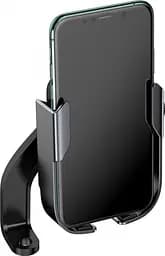 Мото-велотримач для смартфона Baseus Armor Motorcle holder SUKJA-01 Black - мініатюра 8