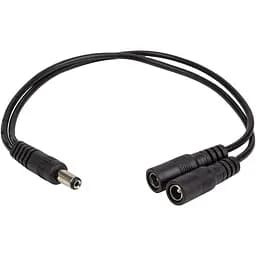 Адаптер PowerPlant DC - 2xDC (M/M), 5.5x2.1мм, Black (CA914890)