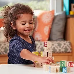 Дерев'яні кубики Melissa&Doug Азбука/Цифри 50 елементів (MD1900) - мініатюра 6