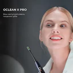 Електрична зубна щітка Oclean X Pro Digital Dark Electric Toothbrush Blue - мініатюра 5