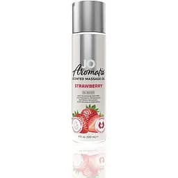 Натуральна масажна олія System JO Aromatix - Massage Oil - Strawberry 120 мл