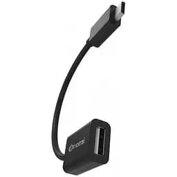 Кабель Nomi OTG 01 м USB micro 0.1 м черный