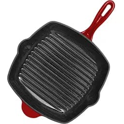 Сковорода-гриль Heinner чугунная эмалированная 26.5 см (HR-KN-G26)