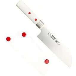 Дитячий кухонний ніж Suncraft Сантоку 130 мм Червоно-білий 000291604
