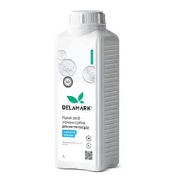 Засіб для миття посуду DeLaMark з іонами срібла Алое вера 1 л (4820152334114)