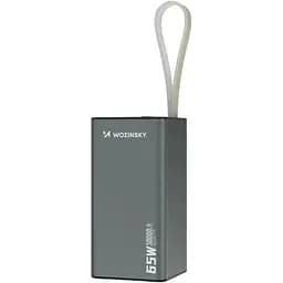 Універсальна мобільна батарея Wozinsky K65+ 30000 65W Gray (5907769364457)