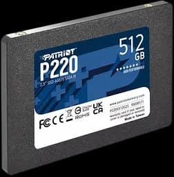 SSD 2.5" накопичувач Patriot P220 512GB (P220S512G25)