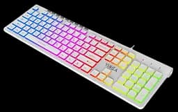 Клавіатура Vinga KB-460 RGB White - мініатюра 1