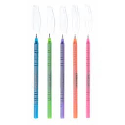 Ручка шариковая Flower Pearl Coated, синяя, 30 шт., 411032