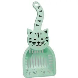 Лопатка для котячих туалетів Nunbell вигнута ручка 27х12 см в асортименті