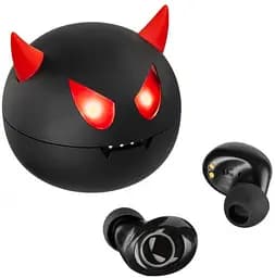 Бездротові навушники Bluetooth TWS з aptX Krazi Diablo KZTS-101 Black