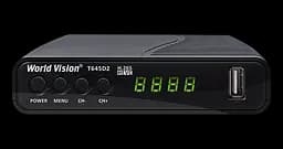 Эфирный Т2 ресивер цифровой тюнер World Vision T645D2 - мініатюра 2