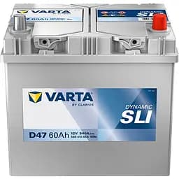 Автомобільний акумулятор VARTA Blue Dynamic D47 6СТ-60Ah АзЕ ASIA 540A (EN) 560410054