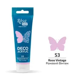 Акрил для декора Розовый винтаж (53) матовый 75 мл Rosa Talent