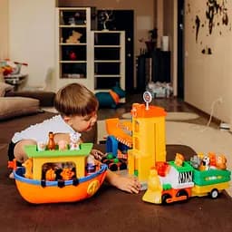 Ігровий набір зі звуком Kiddieland Цікавий гараж (055707) - мініатюра 7