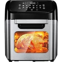 Аэрофритюрница безмасляная Royalty Line AFO-12601 мультипечь 1800 Вт чаша 12 л таймер 90 мин до 200°C