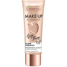 Мінеральний флюїд Bielenda Make-Up Academie Vege Flumi освітлюючий 03, 30 г