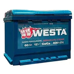 Акумулятор автомобільний Westa (6CT-60 А (0) А 600A)